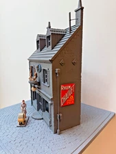 1/30-32 Scale Primed Custom Built Modified Normandy Two Story Building Front # 1