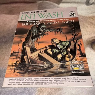 1ST ICE MERP Mouths of the Entwash (Middle Earth Game Supplements #8011 RARE