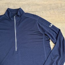 Icebreaker GT Mens Merino Wool Blend 1/4 Zip Size S M Slim 75 Wool READ B12