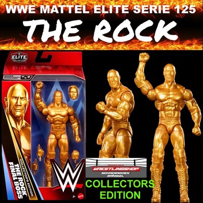 WWE MATTEL ELITE 125 THE ROCK COLLECTORS EDITION - WRESTLING ACTION FIGUR BASIC