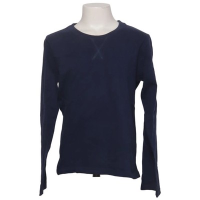 Basic, Langarmshirt, Größe: 134/140, Blau, Baumwolle, Einfarbig, Jungen #WWQ