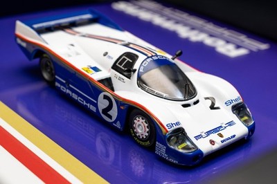 3D Frame Model Diecast Car Wall Art 1:43 Porsche 956 #2 Mass/Bellof
