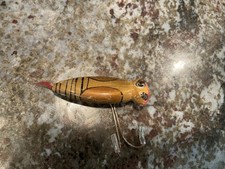 Vintage Creek Chub Bug Wiggler Fishing Lure Antique Tackle Box Bait Fly Rod Bass
