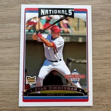 2006 Topps National Baseball Card Day Ryan Zimmerman Rookie #T3. rookie card picture