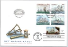#3286 IRISH IMMIGRATION STAMP FIRST DAY OF ISSUE NAKANO PERFINS SWEDEN COMBO FDC