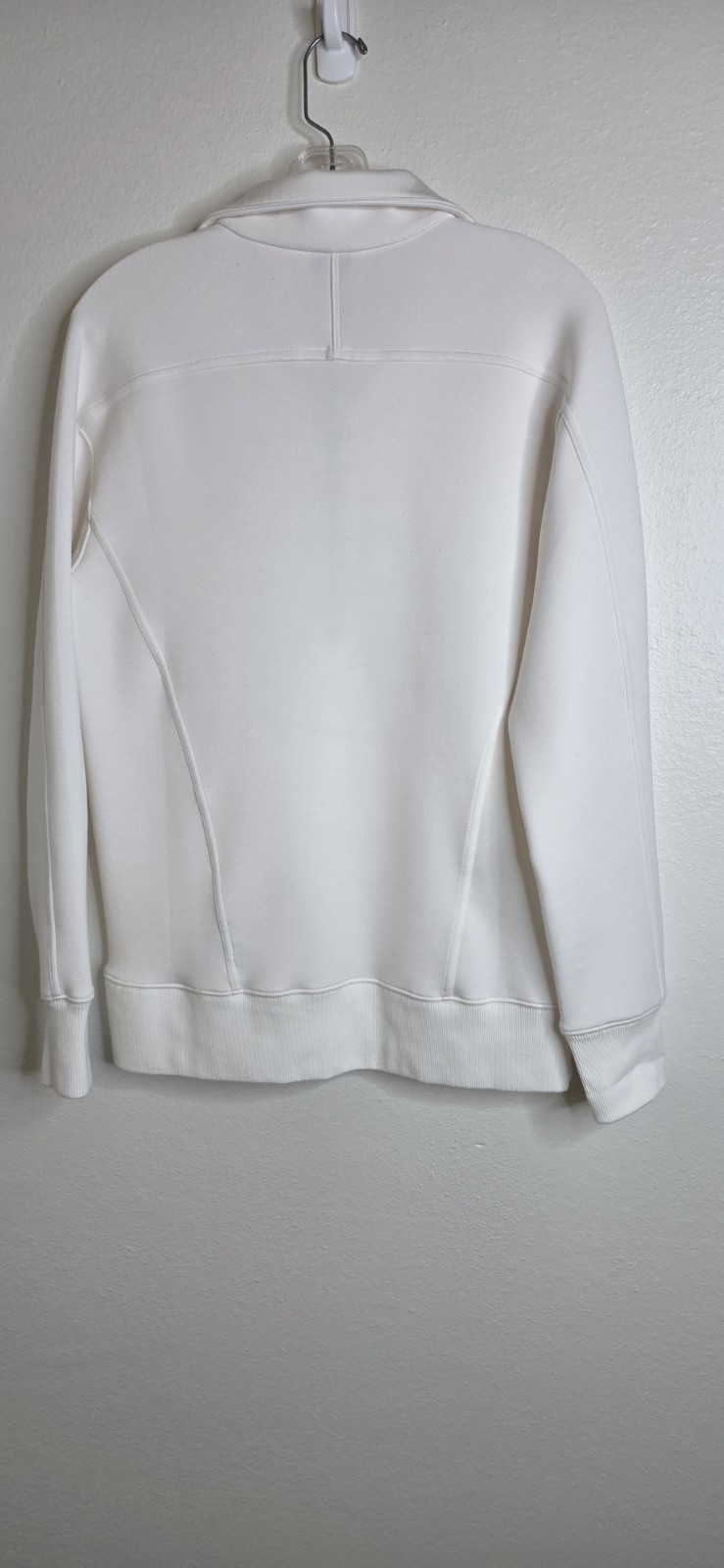 SPANX AirEssentials Half-Zip Pullover XS Cloud Wh… - image 6