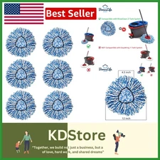 O-Cedar 6-Pack Microfiber Mop Refill for EasyWring Spin Mop