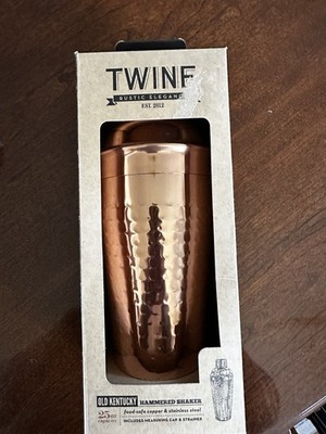 Hammered Copper Cocktail Shaker By Twine