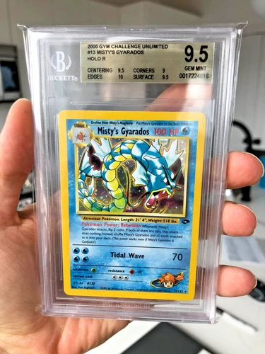 2000 POKEMON GYM CHALLENGE MISTY'S GYARADOS HOLO #13 BGS 9.5 GEM MINT