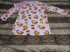 Garfield Women's Holiday Print Velvet Sleepshirt  Socks Set Sizes L 12-14 New