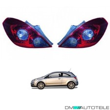 Depo / TYC Rückleuchten rauchgrau SET passt für Opel Corsa D ab Baujahr 06-14