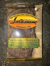 1994 The Ted Williams Card Company Series 1 Baseball MLB Sealed Pack 12 Cards
