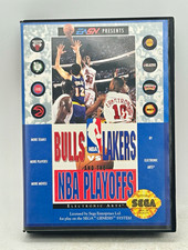 Bulls Vs. Lakers and the NBA Playoffs Sega Genesis Manual NTSC 1992