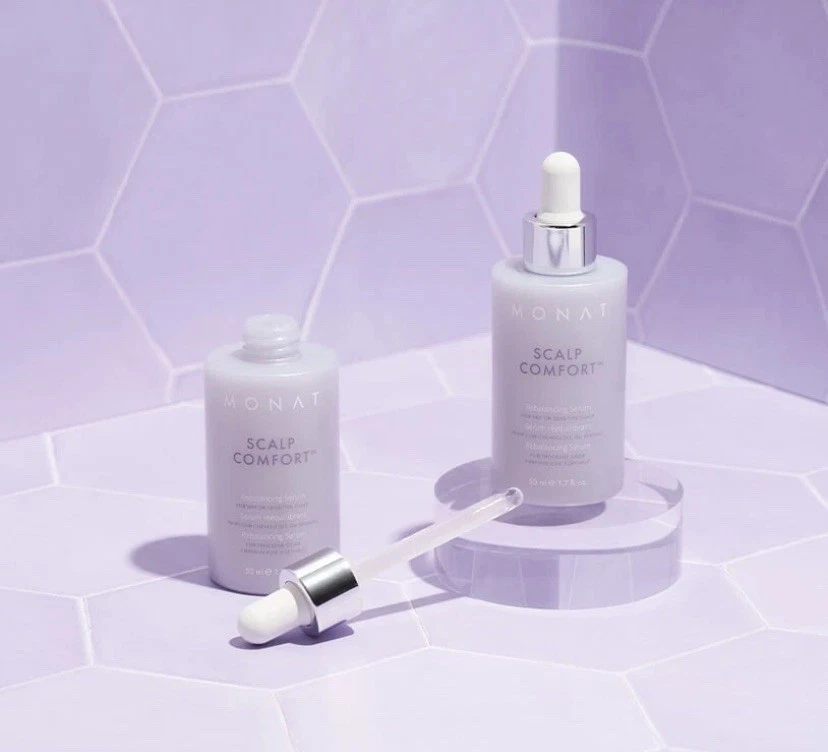 Monat Scalp Comfort Rebalancing Serum For Dry & Sensitive Itchy Scalp Hair NEW