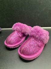 UGG US Rozmiar 3 Błyszczące wsuwane buty bez pleców różowe 1153671K