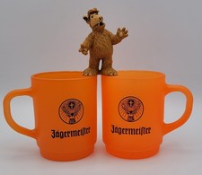 2 x JÄGERMEISTER - Tassen - Becher - Gläser - orange