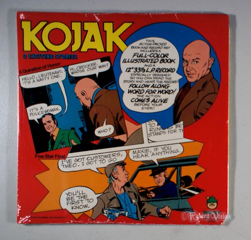 Kojak - Comic Book & Record Set (1977) [SEALED] Vinyl LP • TV, Exciting Stories - Picture 2 of 2