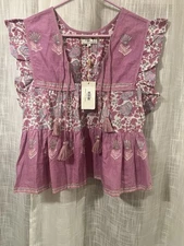 Mille Chelsea Top In Seaside Small