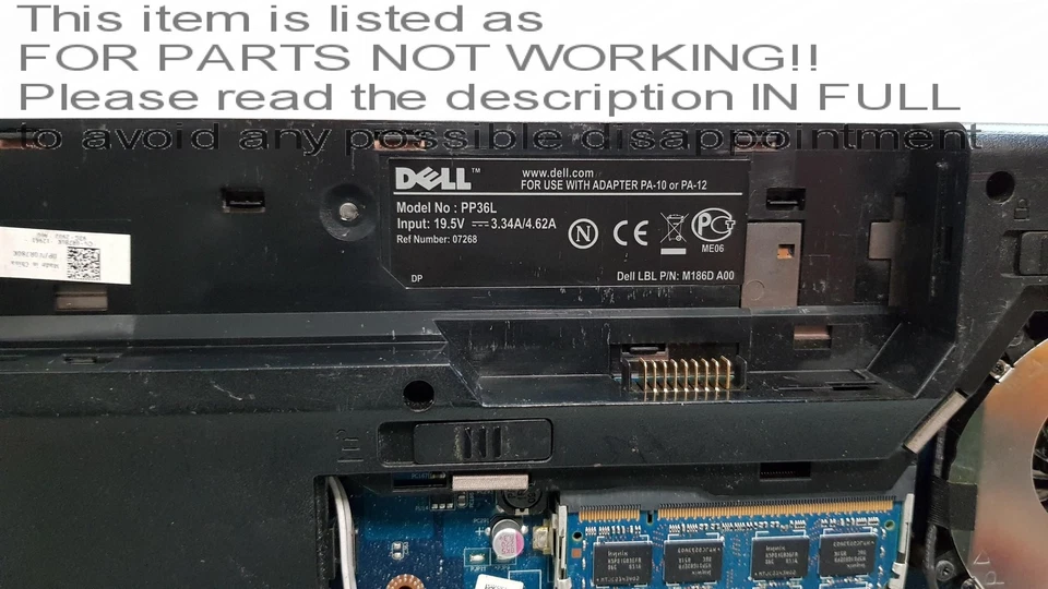 READ DESCRIPTION!! Dell vostro 1510 15.4" Laptop Intel Core 2 Duo - Image 3 of 4