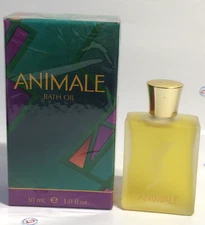 ANIMALE Bath Oil Perfume Women by PARLUX FRAGRANCES 1 oz /30 ml -VINTAGE FORMULA