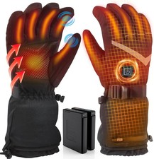 Heated Gloves Rechargeable 5000mAh Waterproof Electric Winter Skiing Motorcycle