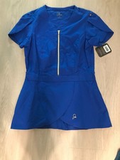 LADIES UNIFORM SCRUB TOP.....  SIZE XS NEW WITH TAGS  