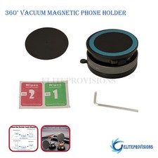 Phone Holder 360  - Vacuum Magnetic Suction Cup Car Mount With Foldable Stand