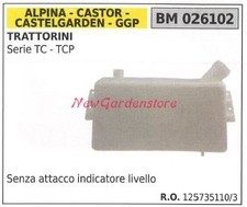 Serbatoio carburante ALPINA motore trattorino rasaerba SERIE TC-TCP 026102