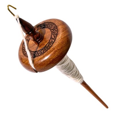 Artisan Top Whorl Drop Spindle for Beginner & Advanced Hand Spinning - 11 inc...