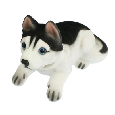 Husky Head Moving Dog Car Decor With Scented Beads