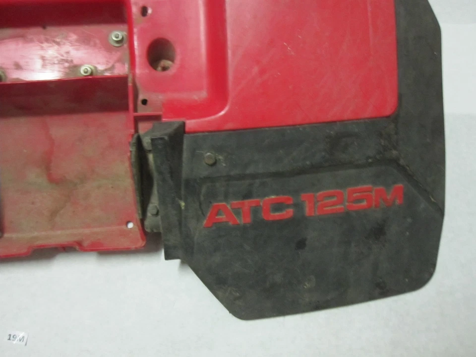 1984 1985 Honda ATC125m ATC 125M Rear Fender Plastic Trunk Lid Cover OEM - Image 3 of 4