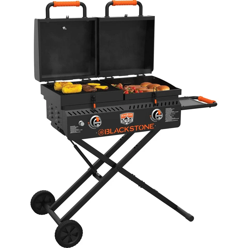 Combo de parrilla y plancha On The Go Blackstone 17" Tailgater Foto 4 de 4