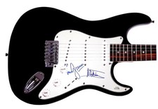 Foreigner Signed X2 Autographed Guitar Mick Jones Lou Gramm ACOA