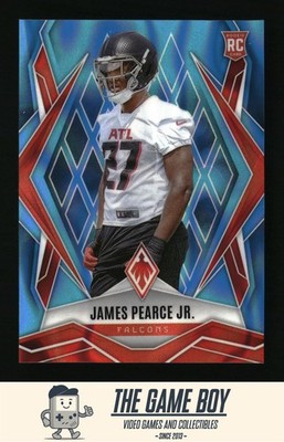 2025 Panini Phoenix Light Blue Lava Prizm #193 Jalon Walker Falcons RC,/325