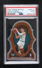 2020 Panini Crown Royale Air to the Throne 4/99 LaMelo Ball Lonzo PSA 9 MINT v9t