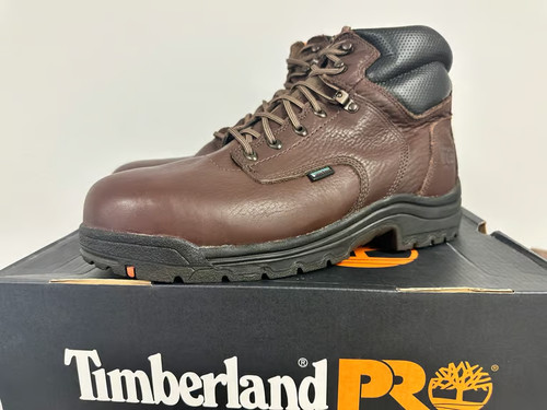 Timberland PRO TiTAN 6-Inch Alloy Safety Toe Waterproof Work Boots size 12