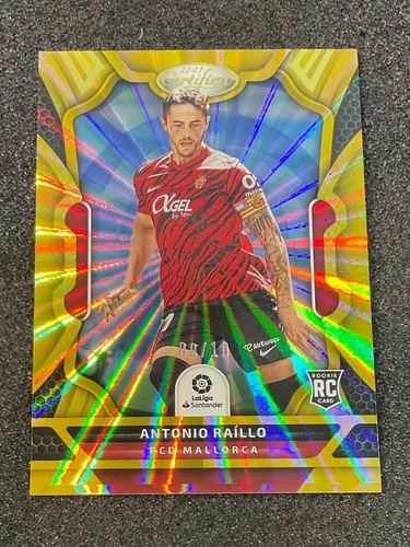 2023 Chronicles Certified La Liga Soccer 141 Antonio Raillo Gold /10 (CG)
