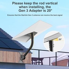 Starlink Gen 3 Pole Mount Kit - Adjustable Design for Easy Installation
