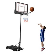 Portable Basketball Hoop Outdoor/10FT Adjustable Basketball Hoop for Kids 6.9FT