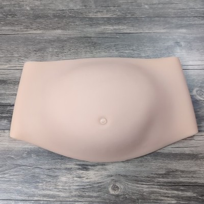 Silicone Fake Pregnant Belly Pregnancy Tummy For Crossdresser Cosplayer NEW S/M