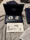 2013 American Eagle West Point Two Coin Silver Set