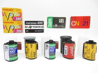 10 Stück - Konvolut abgelaufener 35 mm Filme Kleinbildfilm - Mystery Pack