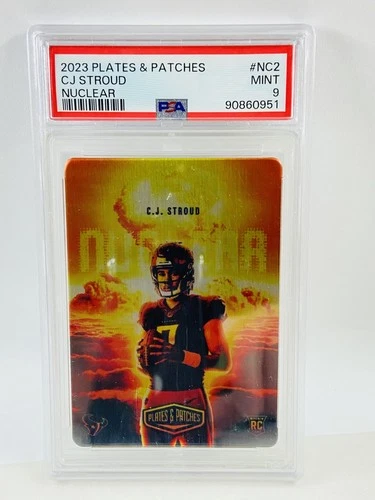 2023 Panini Plates & Patches CJ Stroud RC Nuclear #NC-2 PSA 9