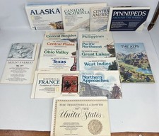 Vintage 1980s National Geographic Maps Making of America Series Lot of 17
