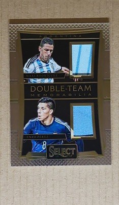2016-17 Panini Select - Double Team Memorabilia Maxi Rodriguez, Enzo Perez