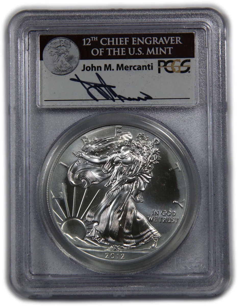 American Eagle MS 70 Graded 2012 Silver Bullion Coins for sale | eBay