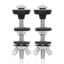 2Pcs Toilet Tank to Bowl Bolts Kit,Universal Waterproof Silver