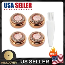 For Flawless Hair Remover 4pcs Replacement Heads Count Replacing Blades Cleaning