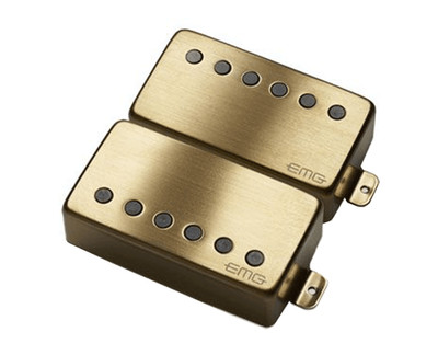 EMG James Hetfield Active Pickup Set (Long Shaft Pots) - Brushed Gold
