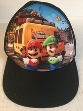 Super Mario Bros Cap Hat Youth Size: Adjustable Snapback Ships Same Day